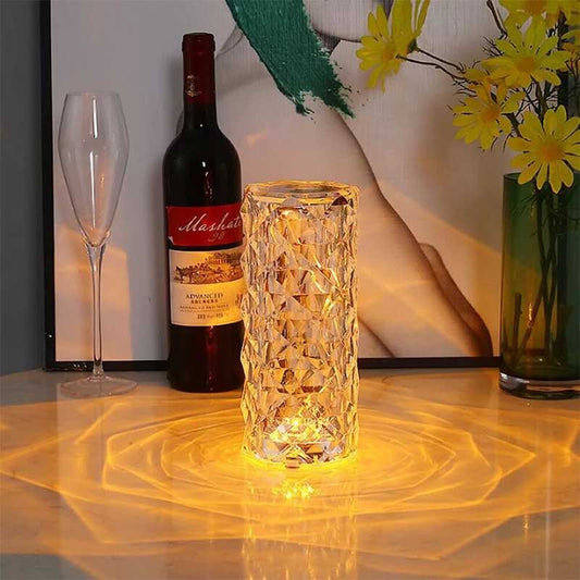 16 Color Diamond Crystal Lamp With Remote LED Crystal Table Lamp