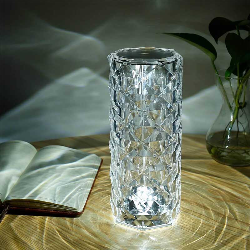 16 Color Diamond Crystal Lamp With Remote LED Crystal Table Lamp