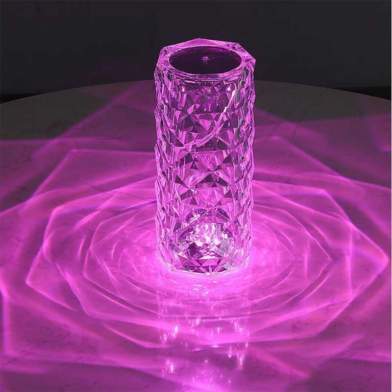 16 Color Diamond Crystal Lamp With Remote LED Crystal Table Lamp