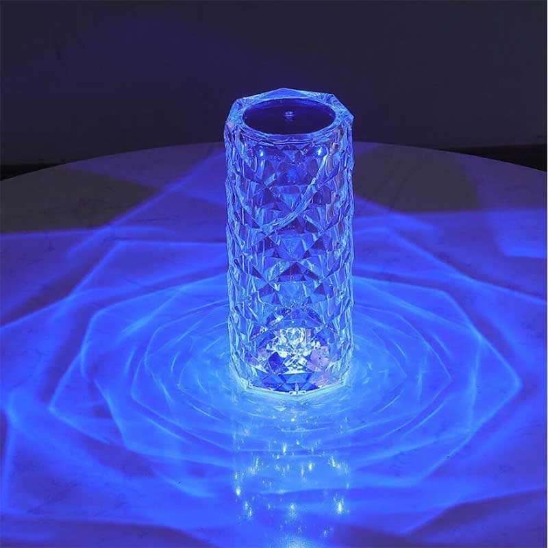 16 Color Diamond Crystal Lamp With Remote LED Crystal Table Lamp