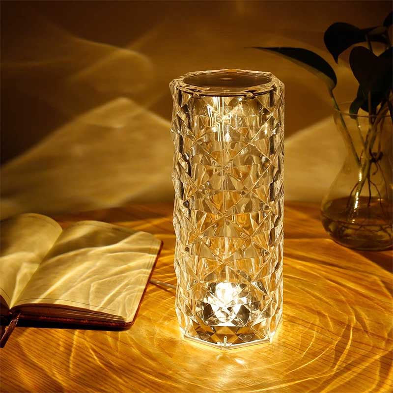 16 Color Diamond Crystal Lamp With Remote LED Crystal Table Lamp