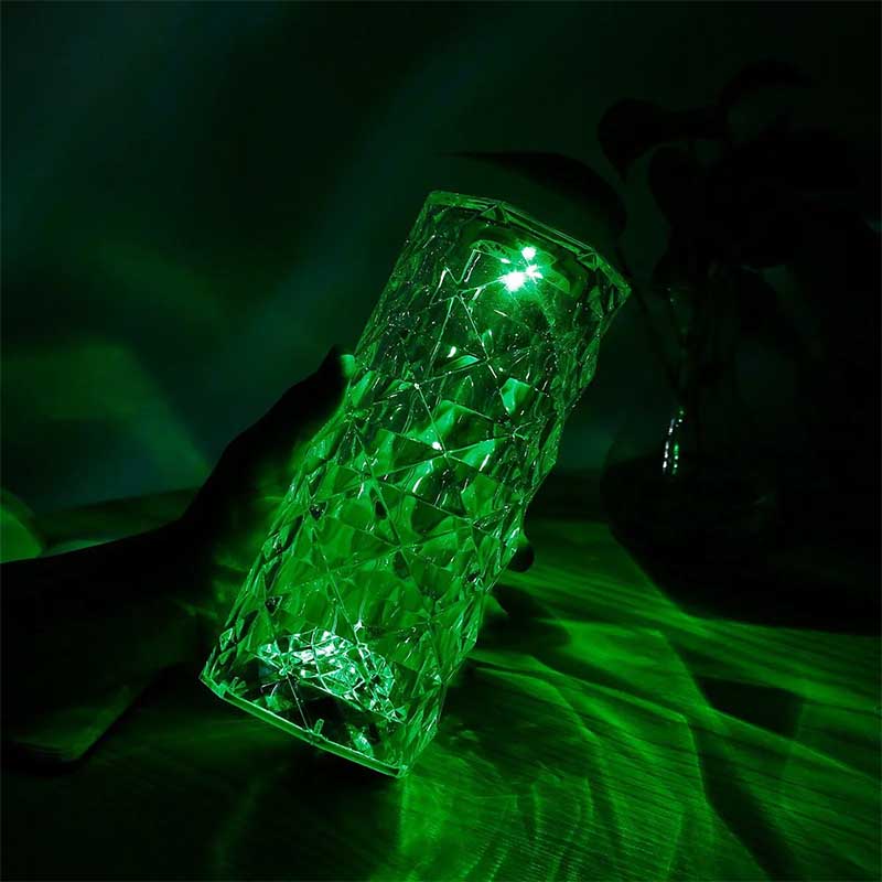 16 Color Diamond Crystal Lamp With Remote LED Crystal Table Lamp